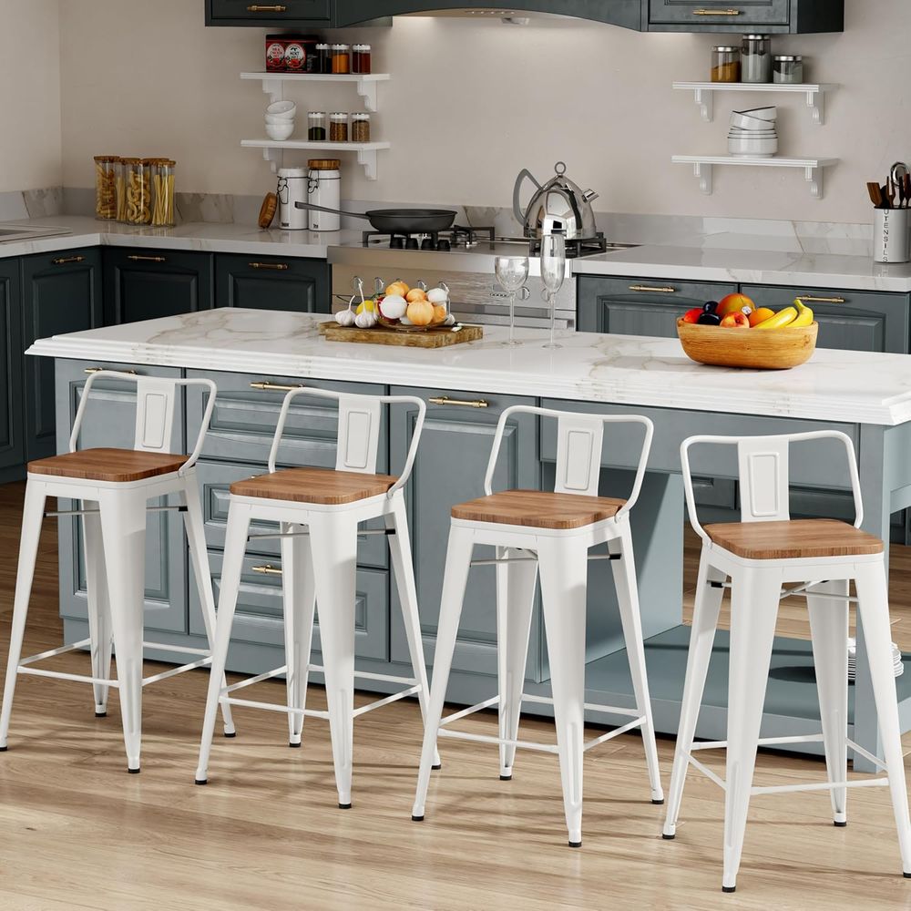26 Inch Bar Stools Set o 4 Ind - Home Bar Stools ulasan dan harga
