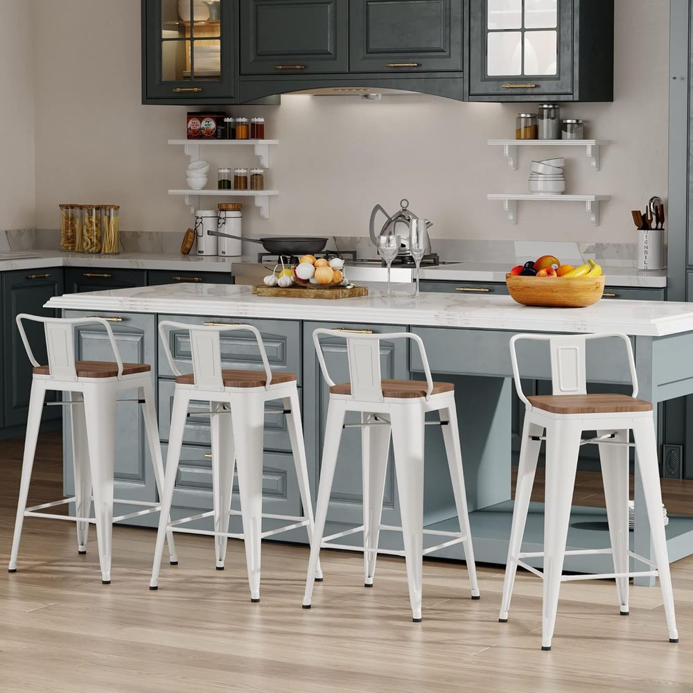26 Inch Bar Stools Set o 4 Ind - Home Bar Stools ulasan dan harga