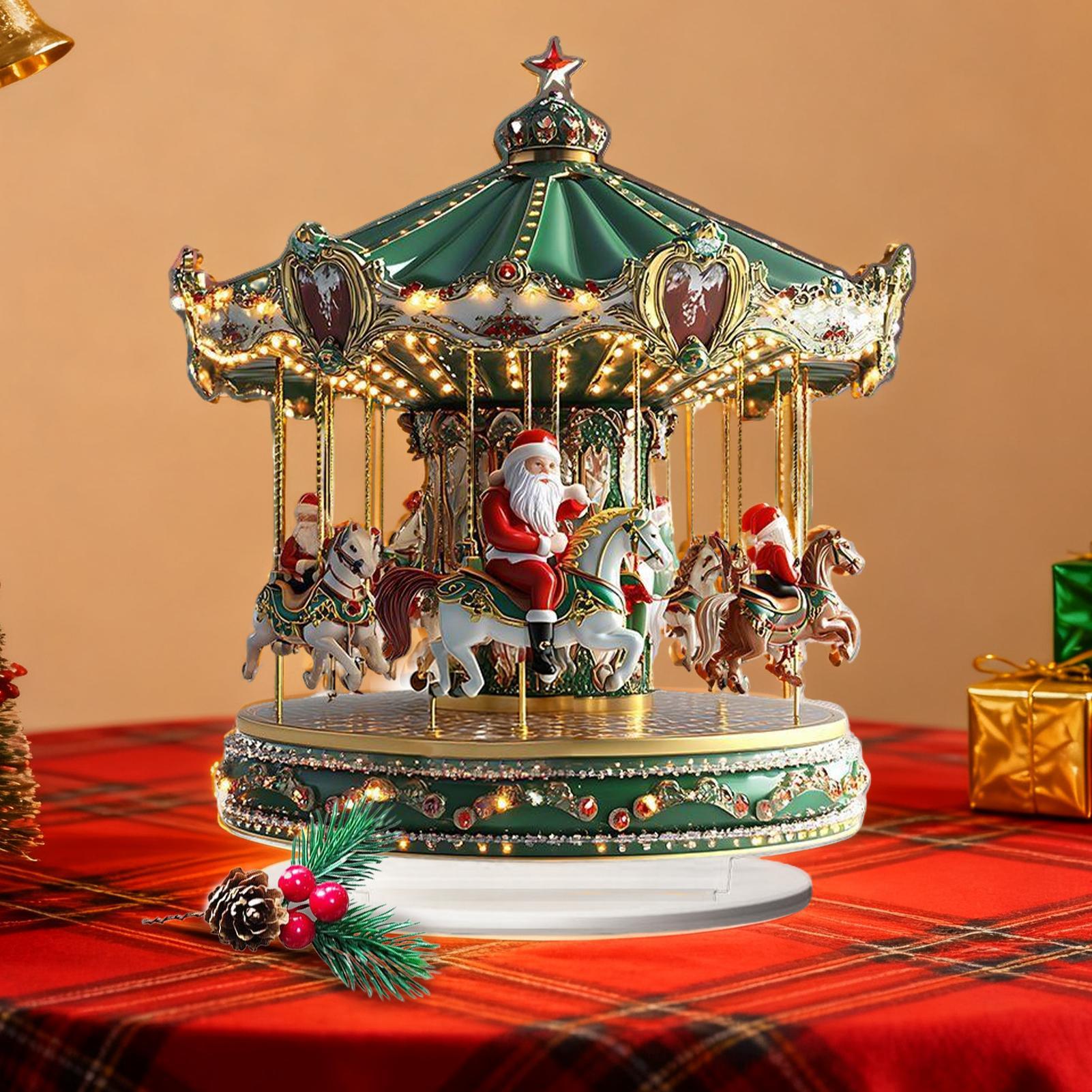 Christmas Carousel Acrylic 2D  - Home Bar Shelves ulasan dan harga