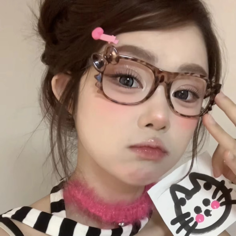 Kawaii  Glasses Retro Anime Kt - Old Fashioned Glass ulasan dan harga