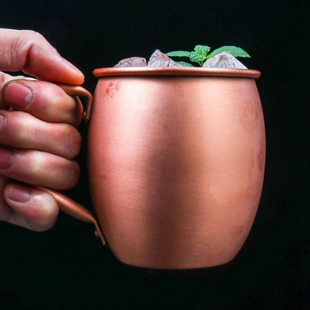 530ML 100% Pure Copper Mug Mug - Mule Copper Mug ulasan dan harga