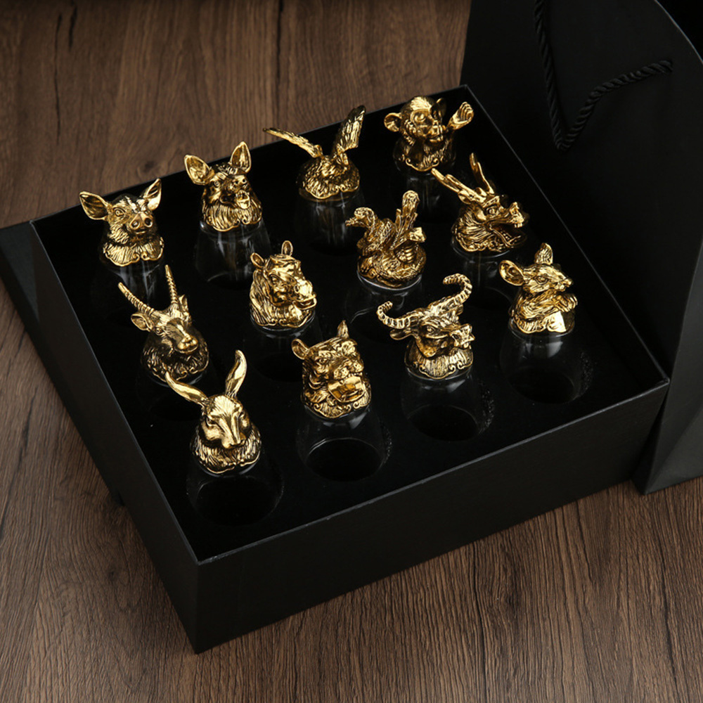 Luxurious Retro Zodiac Crystal - Old Fashioned Glass ulasan dan harga