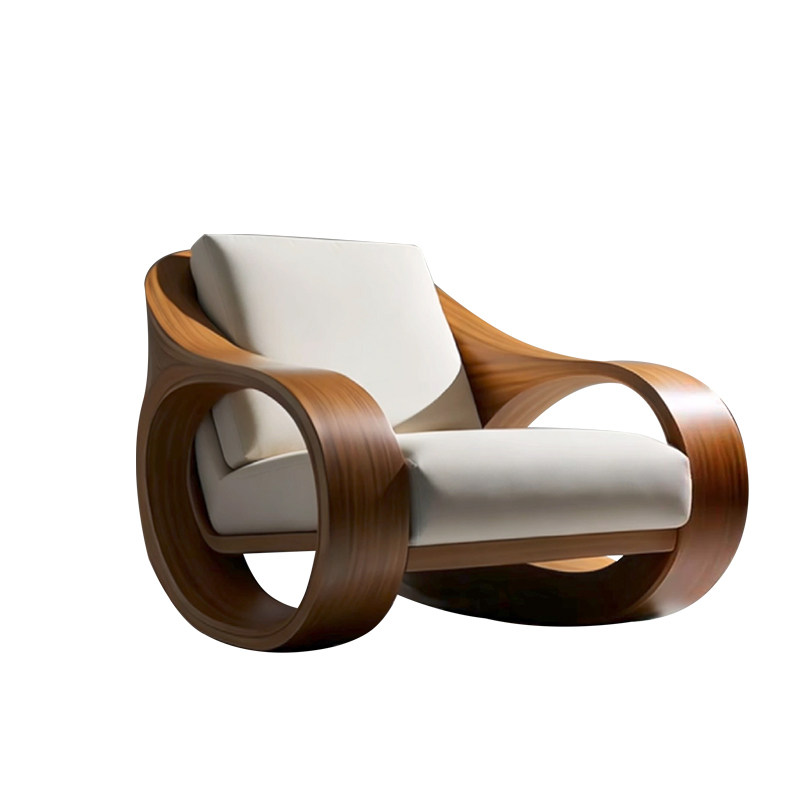 Lazy Wooden Living Room Chairs - Home Barcelona ulasan dan harga