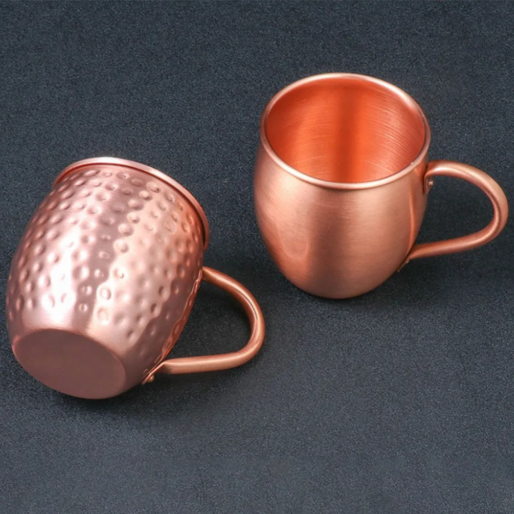 530ML 100% Pure Copper Mug Mos - Mule Copper Mug ulasan dan harga