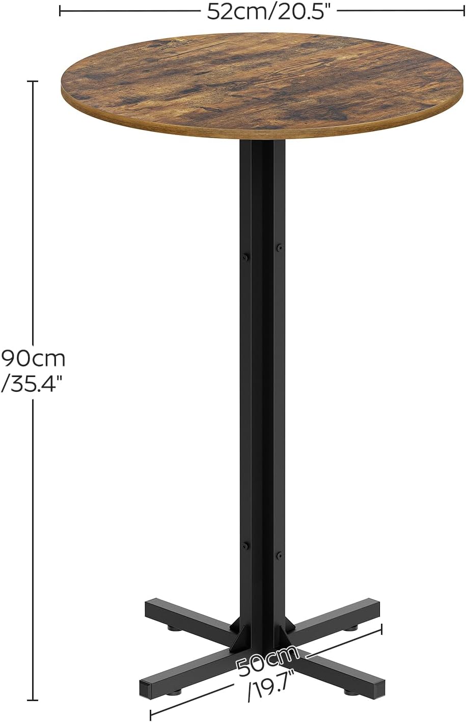 Round Bar Table Set of 2, Coun - Home Bar And Counter ulasan dan harga
