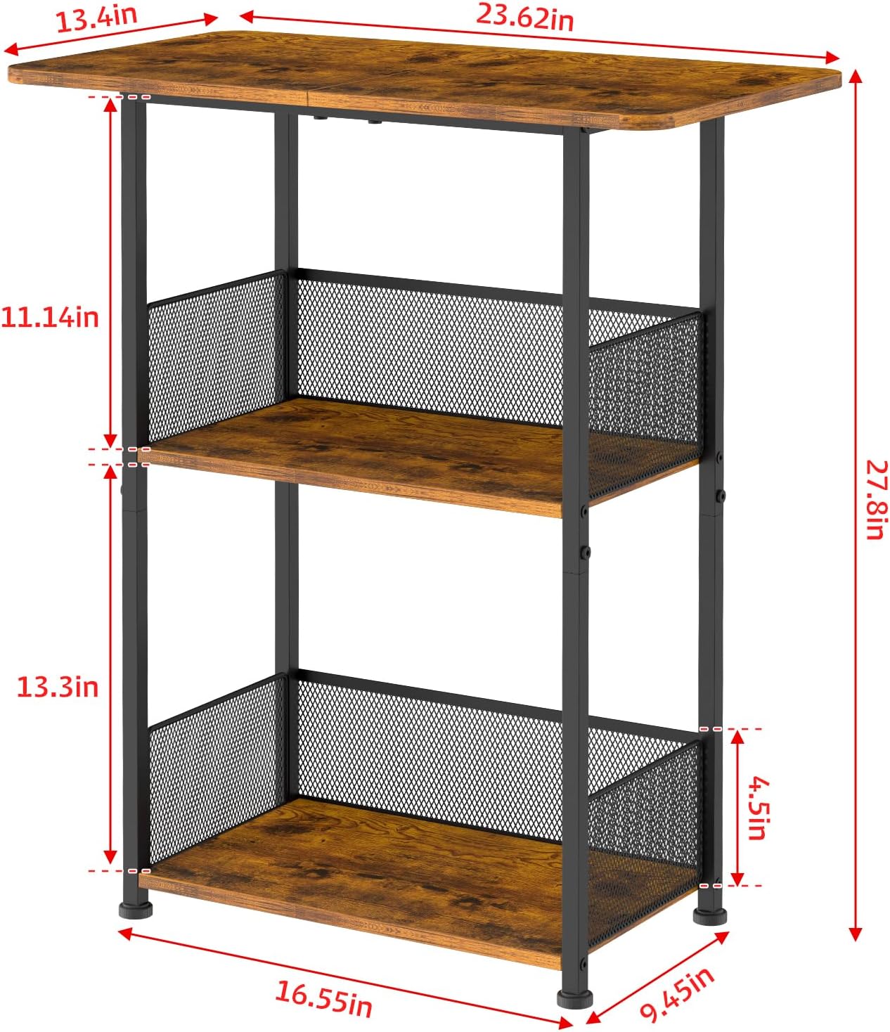 Mini Floor Standing Coffee Bar - Home Bar Shelves ulasan dan harga