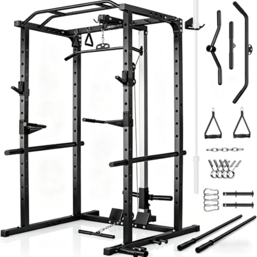 Home gym power rack with LAT p - Home Bar And Gym ulasan dan harga