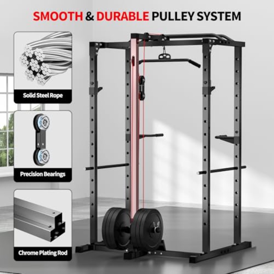Home gym power rack with LAT p - Home Bar And Gym ulasan dan harga