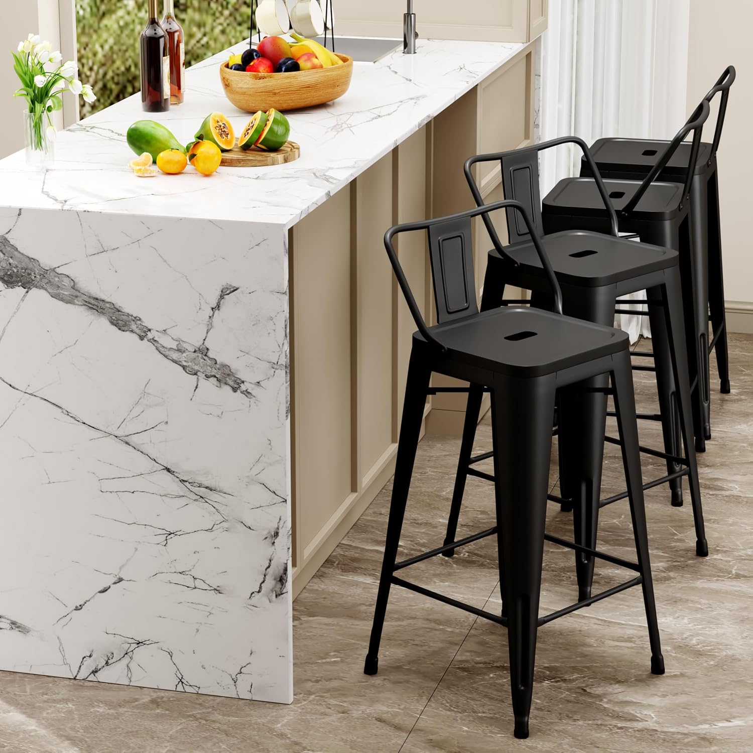 Industrial Metal Bar Stools wi - Home Bar Stools ulasan dan harga