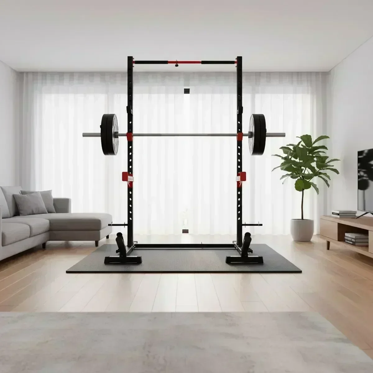 Adjustable Home Gym Squat Rack - Home Bar And Gym ulasan dan harga