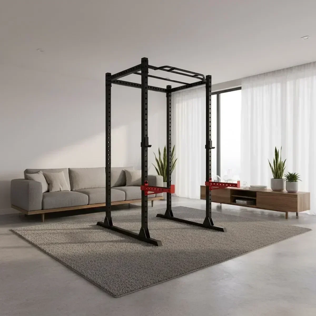 Adjustable Home Gym Squat Rack - Home Bar And Gym ulasan dan harga