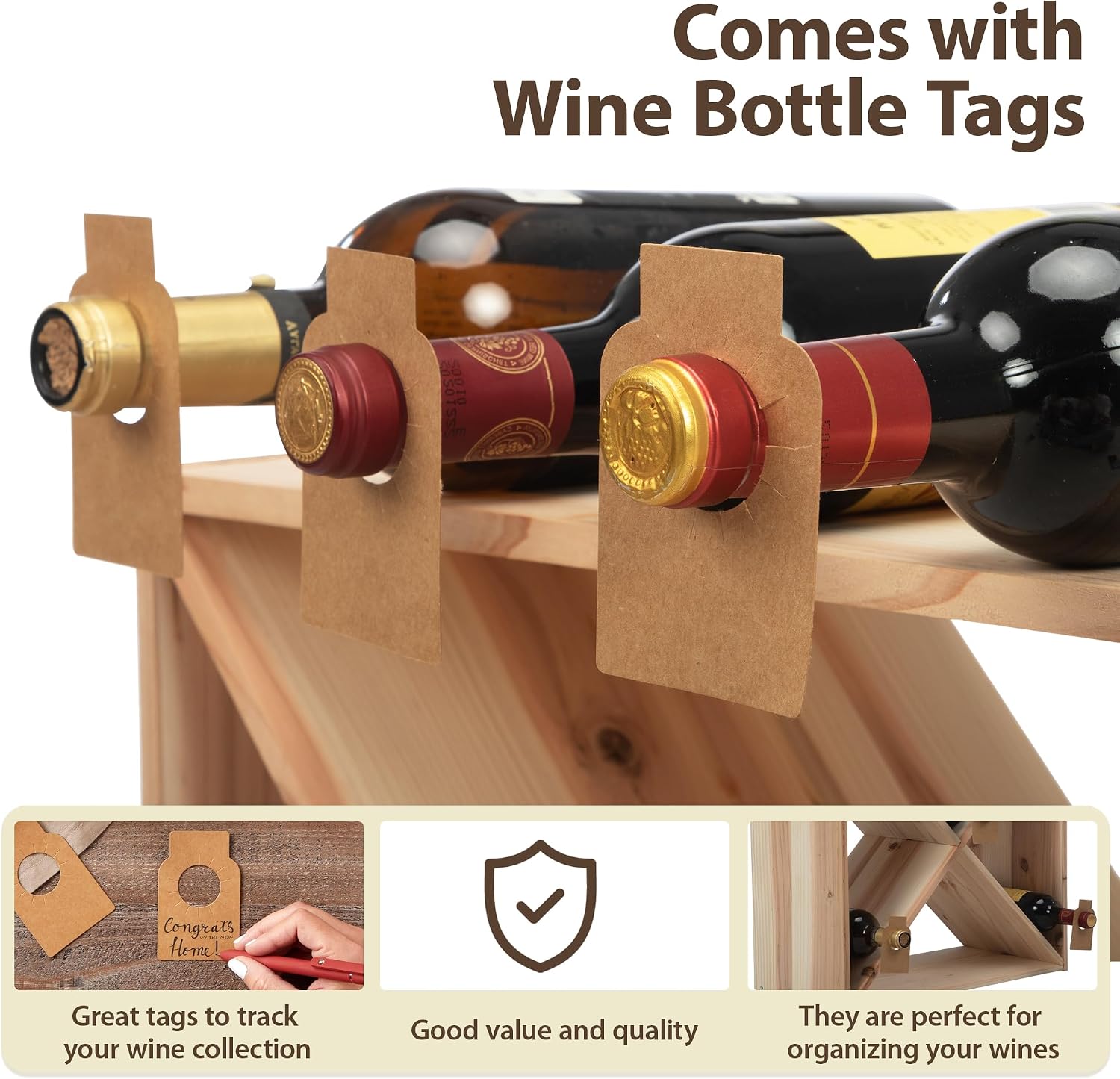 96 Bottle Wine Rack Countertop - Home Bar Shelves ulasan dan harga