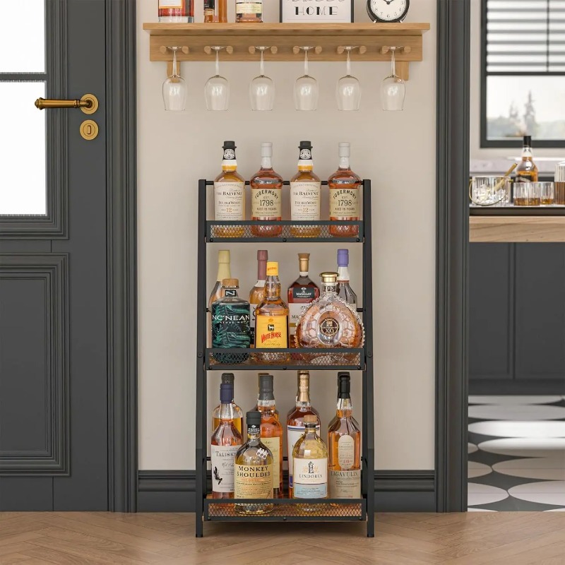 3-Tier Ladder Wine Rack Freest - Home Bar Shelves ulasan dan harga