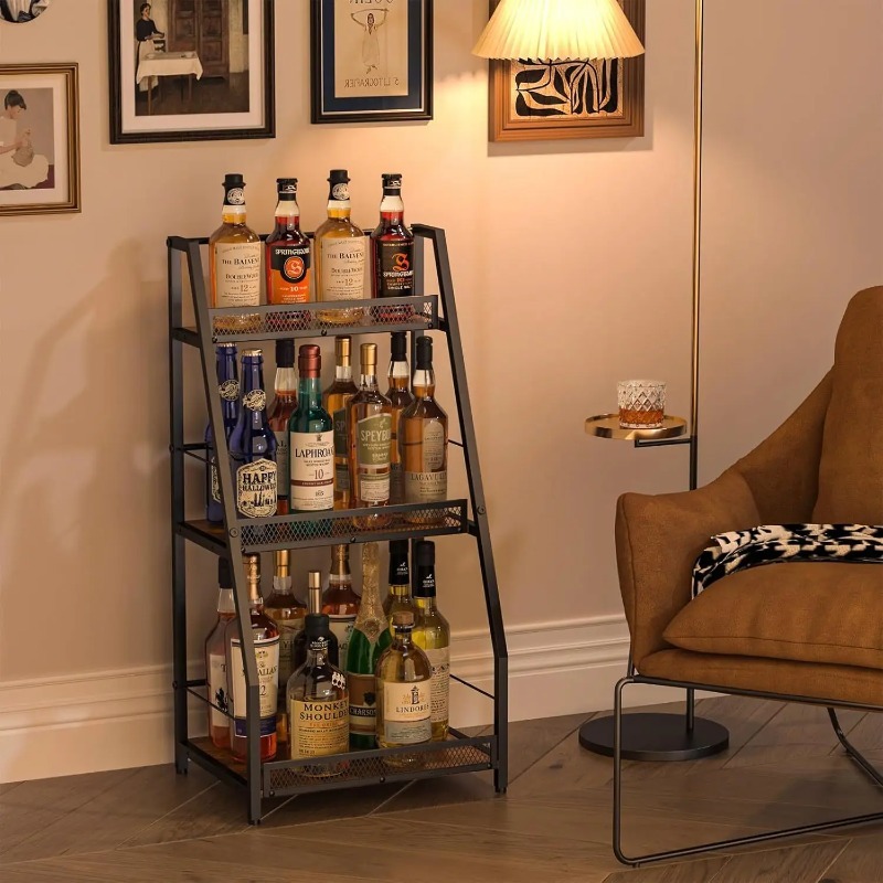 3-Tier Ladder Wine Rack Freest - Home Bar Shelves ulasan dan harga