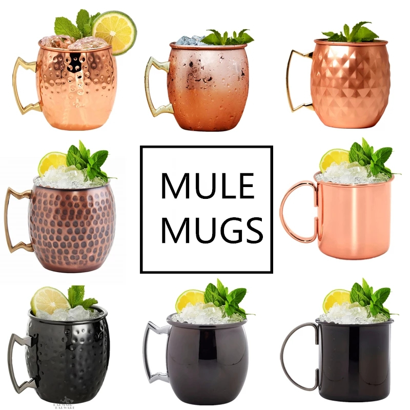 1pcs 550ml Moscow Mule Copper  - Mule Copper Mug ulasan dan harga