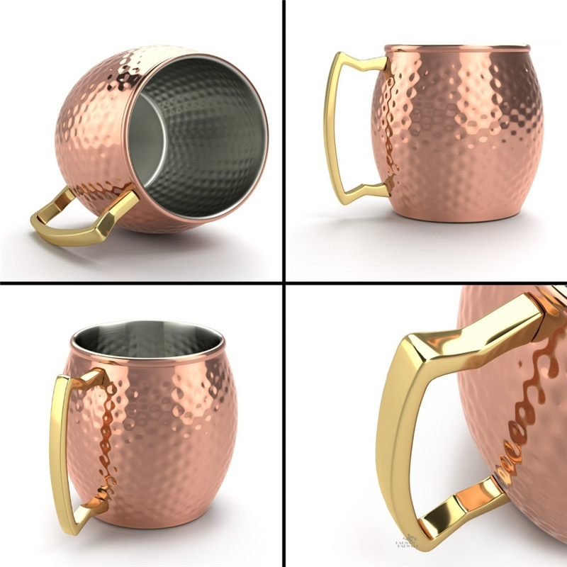1pcs 550ml Moscow Mule Copper  - Mule Copper Mug ulasan dan harga