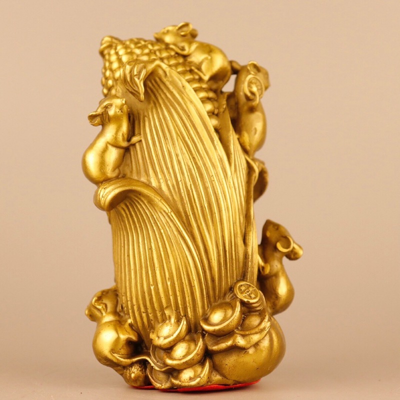 Brass Five-Gem Scholar Figurin - Home Bar And Counter ulasan dan harga