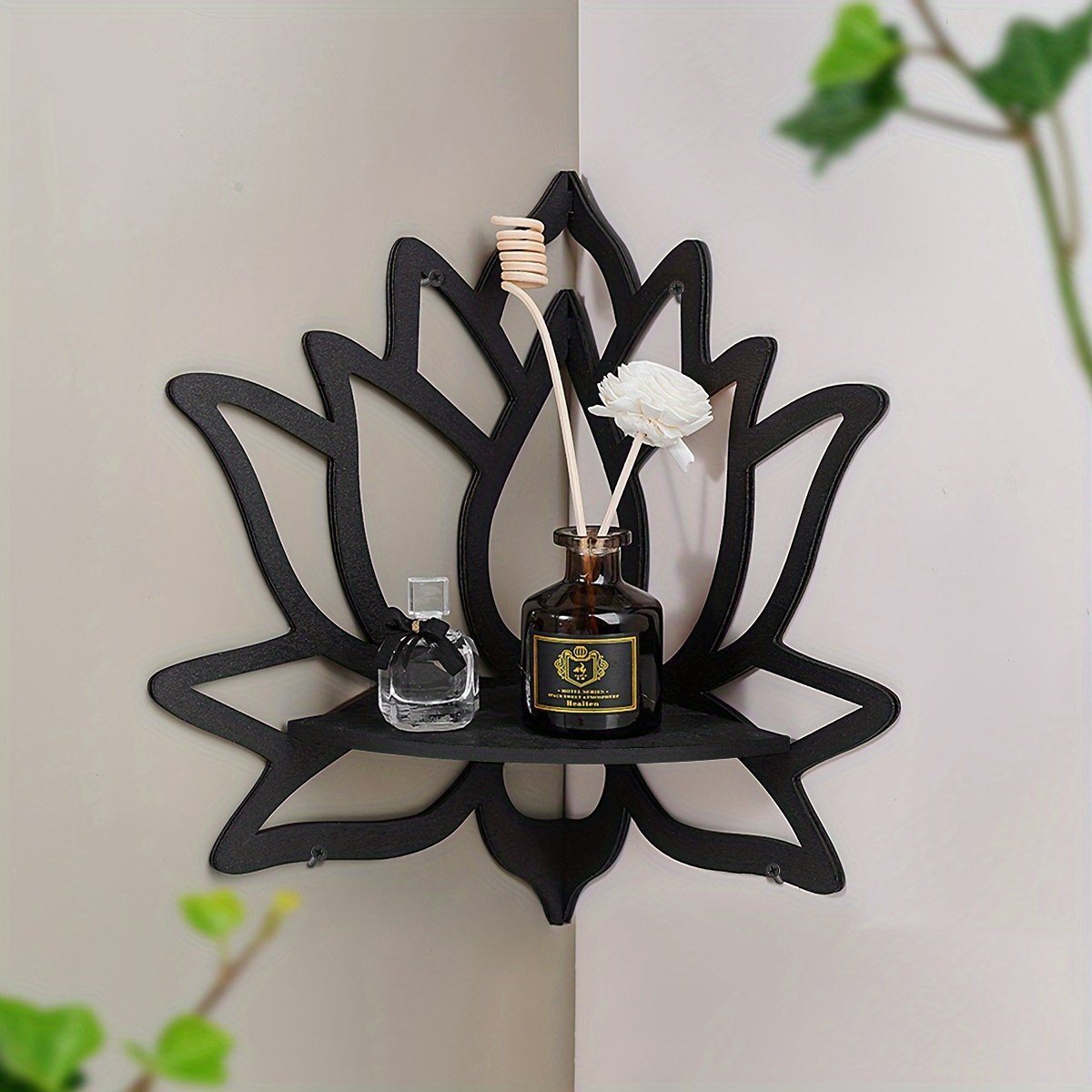 Lotus Corner Floating Shelf, H - Home Bar Shelves ulasan dan harga