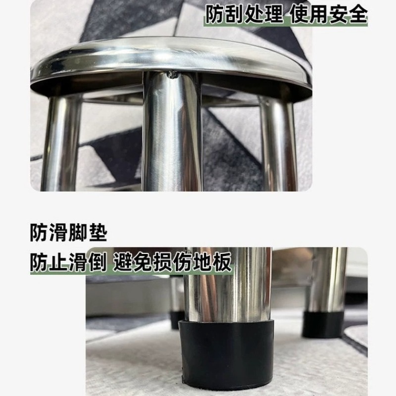 304 Stainless Steel Round Stoo - Home Bar Stools ulasan dan harga
