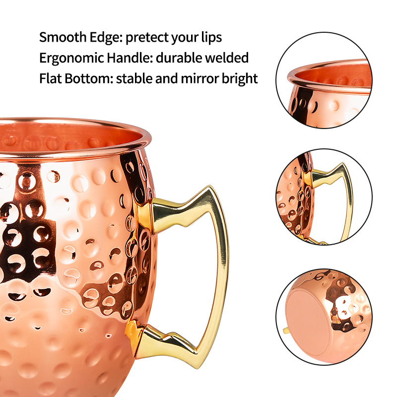 Moscow Mule Stainless Steel Mu - Mule Copper Mug ulasan dan harga