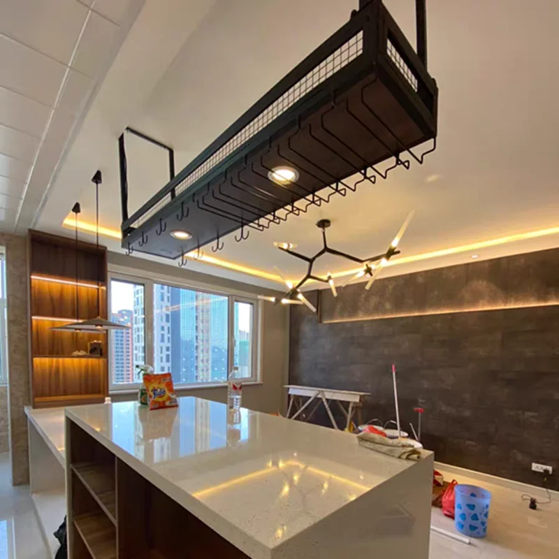 Shelves Bar Cabinet Open Cabin - Home Bar Shelves ulasan dan harga